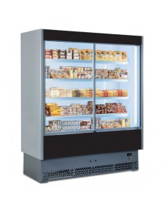 Vitrine murale tôle laquée GroupeLogé L1350 P810mm Surface Expo 2,6m²