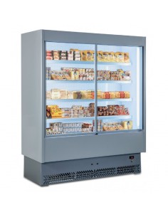 Vitrine murale tôle inox Groupe Logé L1350 P810mm Surface Expo 2,6m²