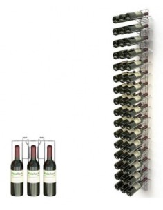 Casier A Vin Chrome Visioplus 16 Niveaux 48 Bouteilles de 75cl