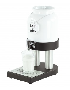 Distributeur de lait froid en porcelaine 4L