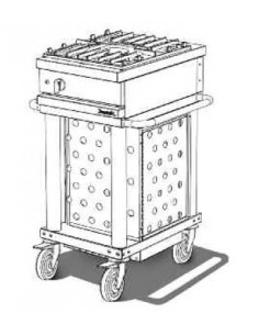 Table de cuisson gaz 1 feu mobile sans couvercle