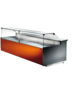 Vitrine réfrigérée Lg 1520mm sans réserve vitrage bas M1000 Sans groupe