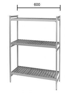 Rayonnage 3 Niveaux Dim L600 P400 H1780 mm