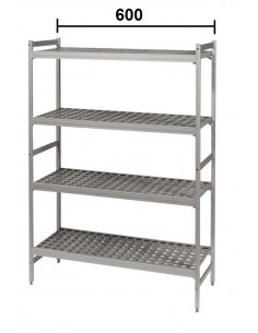 Rayonnage 4 Niveaux Dim L600 P500 H1780 mm