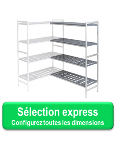 Rayonnage Fermod 6611 Configuration en L