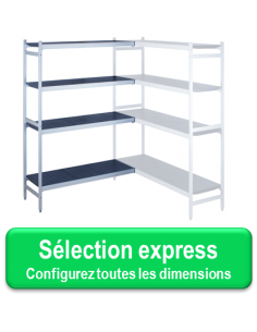 Rayonnage Fermod 6622 Configuration en L