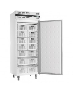 Armoire froide négative 535L Ext blanc 1 Porte pleine Groupe Logé