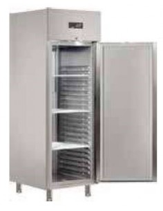 Armoire froide positive 610L Ext inox 1 Porte pleine Groupe Logé