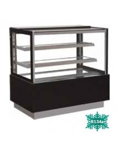 Vitrine pâtissière vitrée droite Groupe Logé L1200mm 450 litres