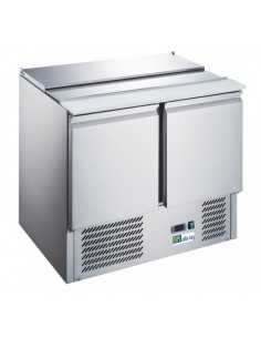 Saladette 2 Portes Profondeur 700mm Dessus Bacs GN1/1 240 litres