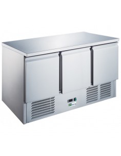 Saladette 3 Portes Profondeur 700mm Sans dessus Volume 368 litres