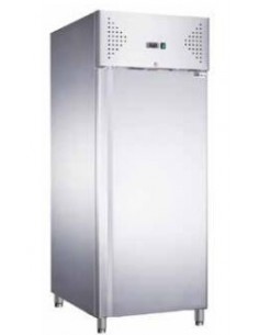 Armoire froide positive 600L Ext inox 1 porte GN2/1 Groupe Logé