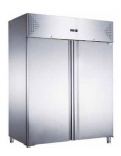 Armoire froide positive 1200L Ext inox 2 portes GN2/1 Groupe Logé