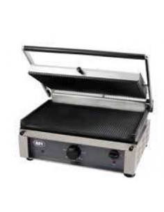 Grill toaster paninis électrique 1 plaque rainurée Surface cuisson 250x300mm