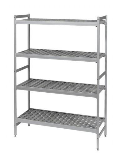 Rayonnage 4 Niveaux 6611 Dim L897 P460  H2100 mm