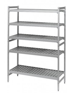 Rayonnage 5 Niveaux 6611 Dim L897 P360  H2400 mm