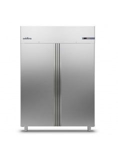 Armoire froide négative 1200L Ext Inox 2 portes pleines Sans groupe