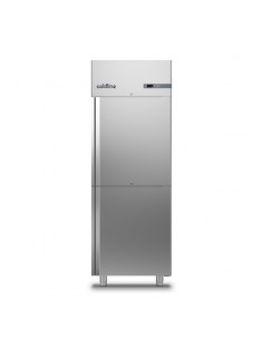 Armoire froide négative 700L Ext Inox 2 portillons pleins Sans groupe