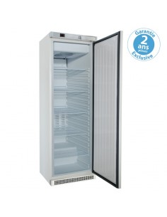 Armoire froide positive 400L Ext Blanc 1 porte pleine Groupe Logé