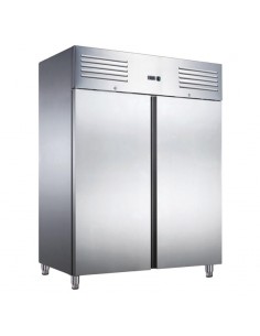 Armoire froide positive Net 1400L Ext Inox 2 portes pleines Groupe Logé