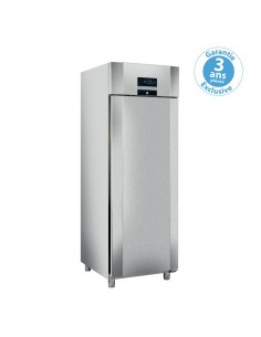 Armoire froide positive 700L GN2/1 Ext Inox 1 porte pleine Groupe Logé