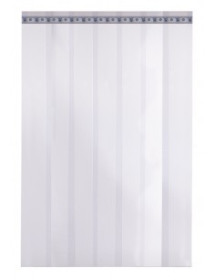 Rideau fixe à Lanières 2620 Négatif Mural Recouv 40% L940 x H2580mm