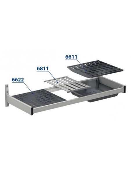Etagère Murale - Niveau 6611 - P 360 L 957