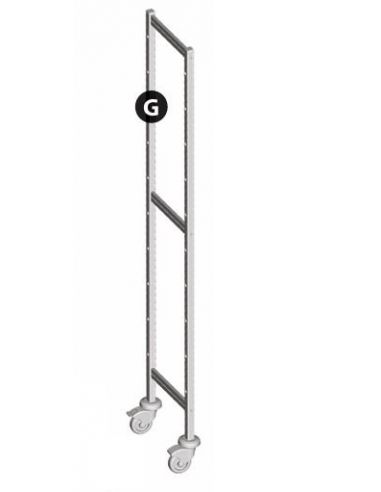Echelle mobile 6611-6811 H1800mm P560mm